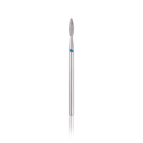 Diamantfräse „Flamme“ Blau Durchmesser 2.1 mm / Arbeitsteil 8 mm