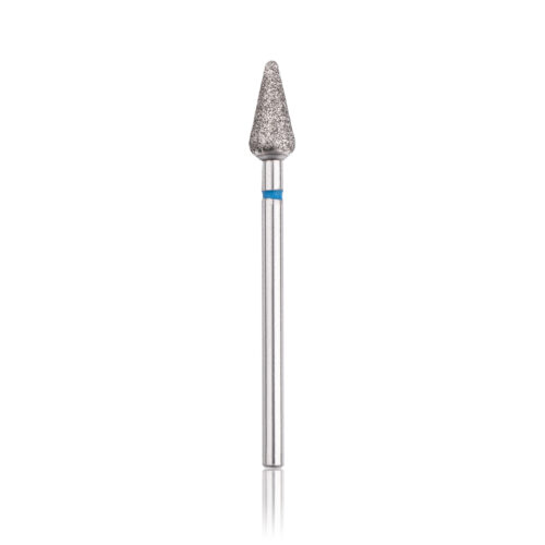 Diamantfräse „runde Birne“ blau, Durchmesser 5mm