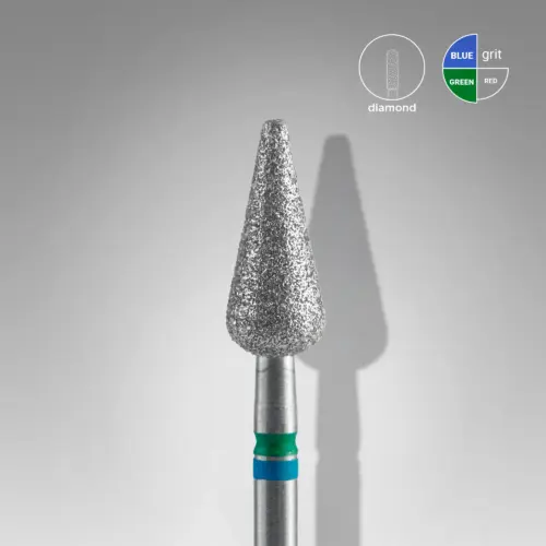 Diamant Nagel Bit Blau Grün 5mm/12mm