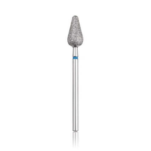 Diamantfräse „runde Birne“ blau, Durchmesser 6mm