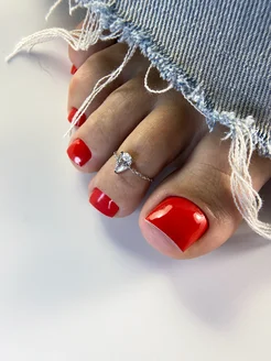 fiery red